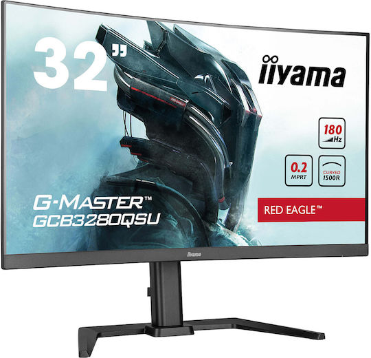 Iiyama G-Master GCB3280QSU-B2 VA Curved Gaming Monitor 31.5" QHD 2560x1440 165Hz view 2