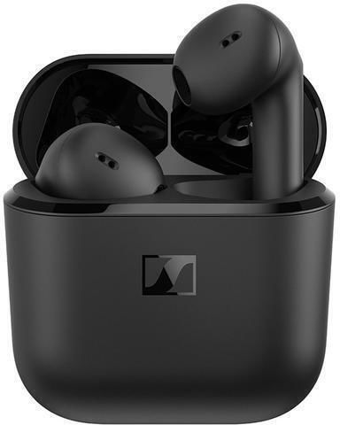 Sennheiser Accentum Earbud Bluetooth Handsfree Earphones with Sweat Resistance and Charging Case Black vue 2