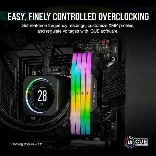 Corsair Vengeance DDR5 32GB RAM with 2x16GB Modules and Speed 6400 for Desktop CMH32GX5M2B6400C36 view 8