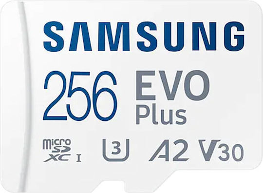 Samsung Evo Plus (2024) microSDXC 256GB U3 V30 A2 UHS-I 160MB/s with Adapter view 4
