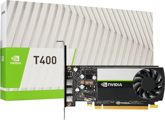 NVidia Quadro T400 4GB GDDR6 Graphics Card view 3