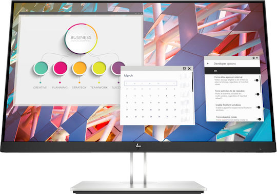 HP E24 G4 IPS Monitor 24" FHD 1920x1080 with Response Time 5ms GTG view 1
