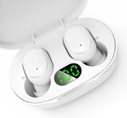 Aicnly E6S In-ear Bluetooth Handsfree Headphones White दृश्य 2
