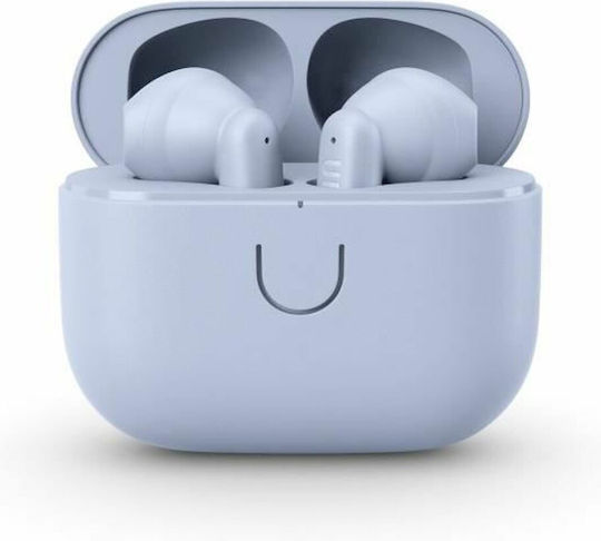 Urbanears Boo Earbud Bluetooth Handsfree Earphones with Charging Case Slightly Blue vista 2
