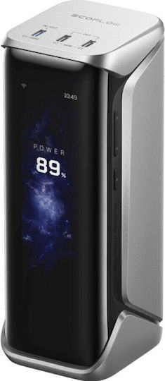 EcoFlow RAPID Pro X Power Bank 27650mAh 300W with 3 USB-C Power Delivery Ports Gray view 1