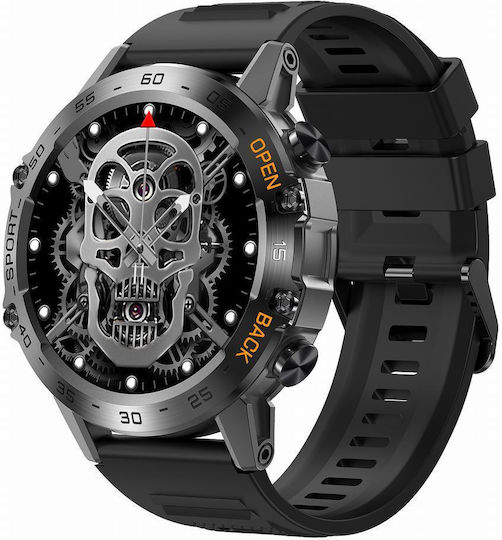 Gravity Gt9-1 48mm Smartwatch with Heart Rate Monitor (Multicolour)