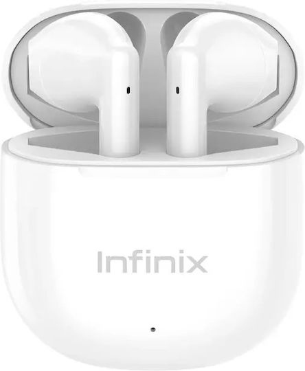 Infinix XBuds 3 Bluetooth Handsfree Earphones with Sweat Resistance and Charging Case White view 2