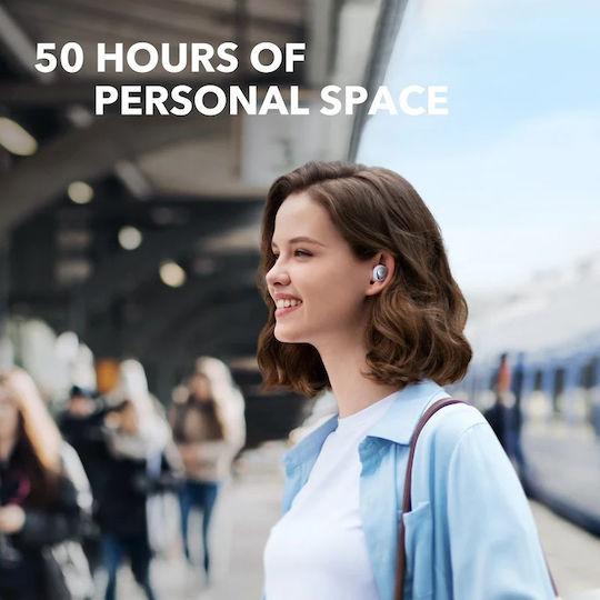Soundcore by Anker Space A40 In-ear Bluetooth Handsfree Earphones with Charging Case White view 2