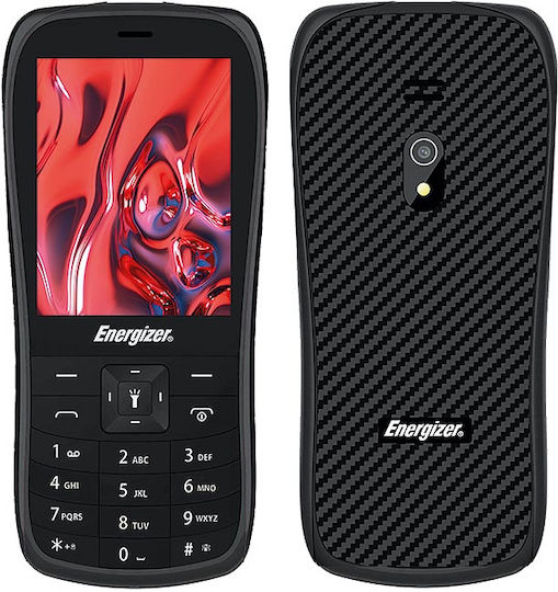 Energizer E29 Dual SIM Mobile with Buttons Black view 1