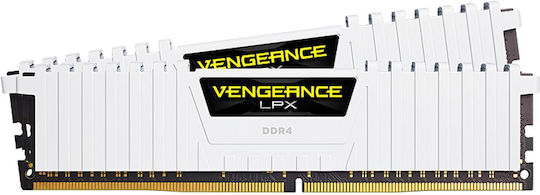 Corsair Vengeance LPX White DDR4 16GB RAM With 2x8GB Modules And Speed 3200 For Desktop CMK16GX4M2E3200C16W vue 2