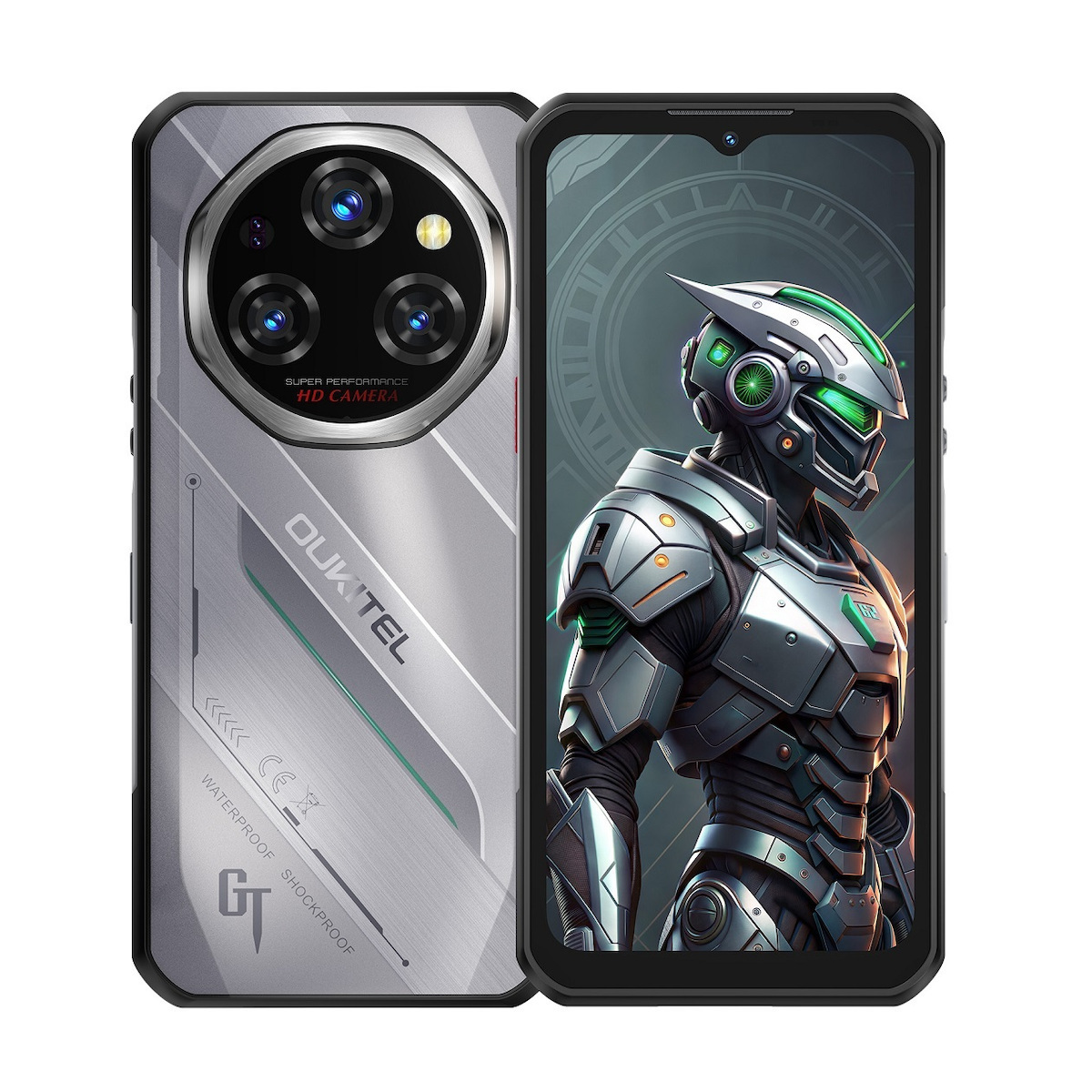 Oukitel WP62 5G Dual SIM (8/256GB) Rugged Smartphone Silver view 4