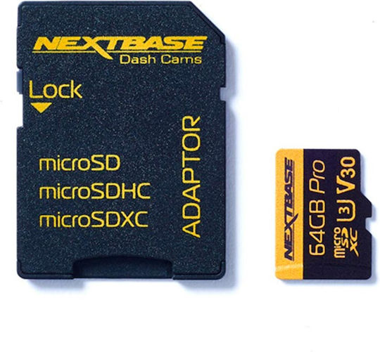 NextBase NextBase SDXC 64GB U3 V30 Memory Card with Adapter view 2