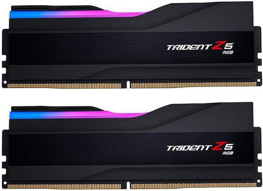 G.Skill Trident Z5 RGB DDR5 32GB RAM with 2x16GB Modules and Speed 5600 for Desktop F5-5600J3636C16GX2-TZ5RK