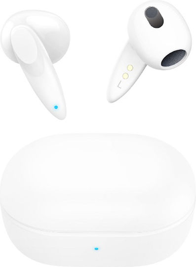 TN73 Earbud Bluetooth Handsfree Earphones with Charging Case White view 1