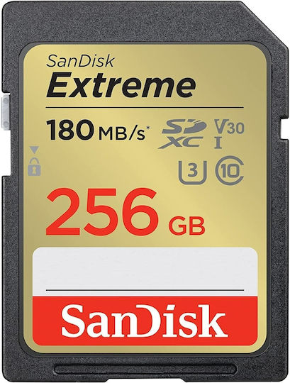 Sandisk Extreme SDXC 256GB Class 10 U3 V30 UHS-I