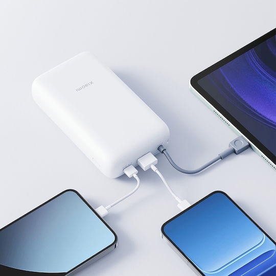 Xiaomi Power Bank 20000mAh 22.5W with USB-A Port and USB-C Port Light Gray view 5
