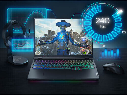 Lenovo Legion Pro 7 16IRX9H 16" IPS QHD+ 240Hz (i9-14900HX/32GB/1TB SSD/GeForce RTX 4080/W11 Home) Eclipse Black (US Keyboard) view 5