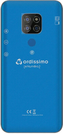 Ordissimo LeNuméro2 Dual SIM (4GB/64GB) (English) Blue view 2