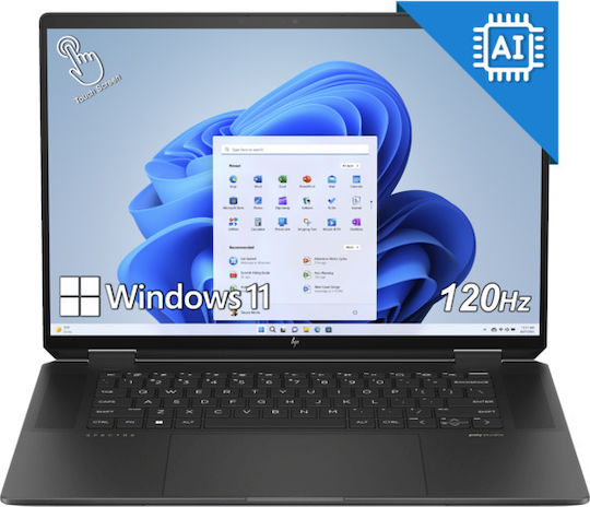 HP Spectre x360 16-aa0026nn 16" IPS QHD+ Touchscreen 120Hz (Ultra 7-155H/16GB/2TB SSD/W11 Home) (US Keyboard)