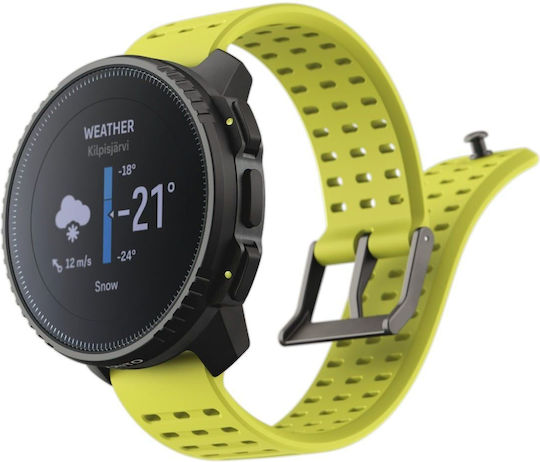 Suunto Vertical Stainless Steel 49mm Smartwatch with Heart Rate Monitor (Black Lime) view 2
